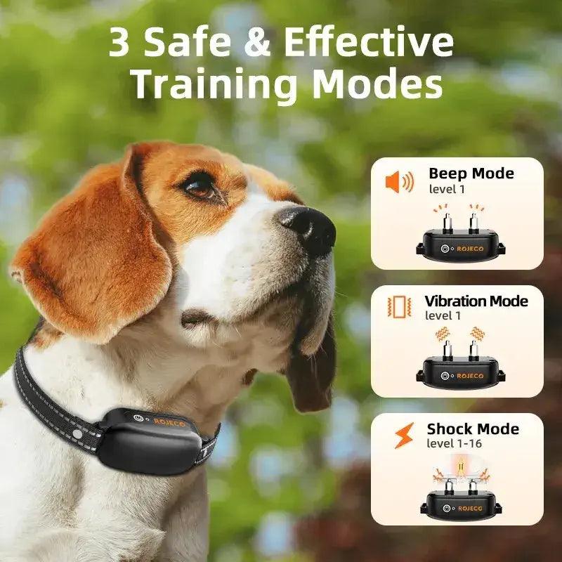 ROJECO AI Dog Training Collar Waterproof, Rechargeable & Remote-Controlled